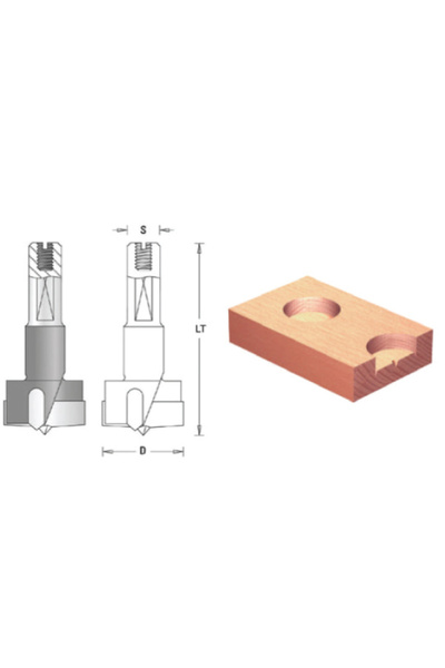 ELBE Τρυπάνι ακριβείας για μεγάλες τρύπες, επιμετάλλωση CMS, πεπλατυσμένος κυ...