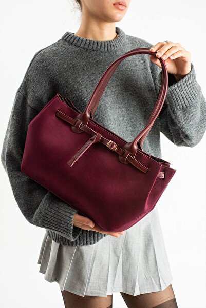 Çanta Trend Women's Suede Shoulder Bag