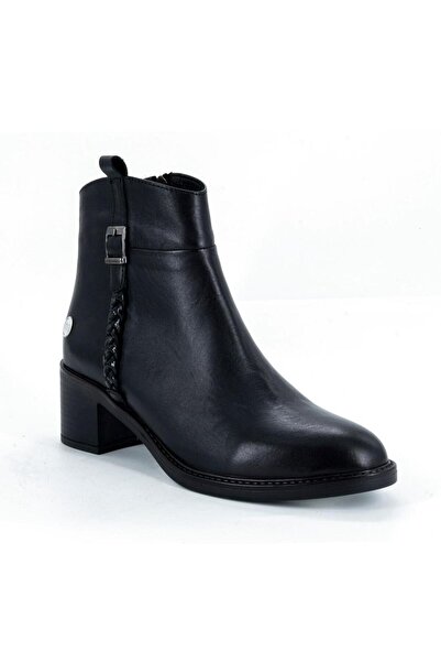 Mammamia Hakiki Deri Topuklu Kadın Botu