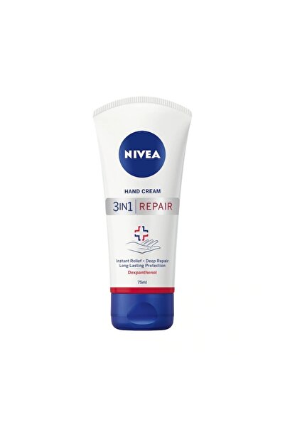 NIVEA Care & Repair 3-in-1 Hand Cream, 75 ml