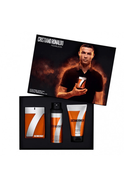 CRISTIANO RONALDO CR7 Fearless Edt M 100ml 3Pc Set