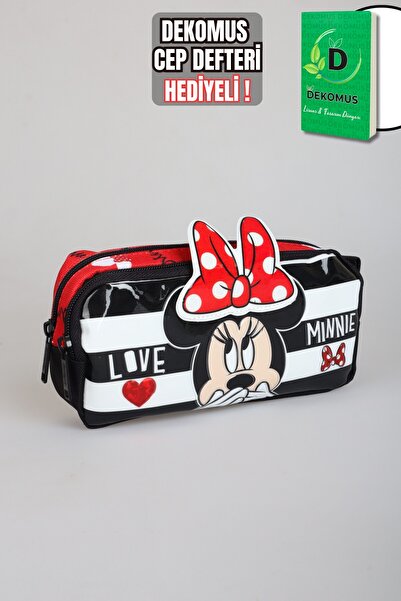 Disney Caiet de buzunar DEKOMUS și geantă pentru pix Minnie Mouse licențiată ...