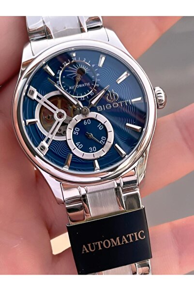 Bigotti Automatic and Self-Winding Steel Does Not Tarnish and Does Not Lose Color 5 Atm Men's Wristwatch Ebg.10683.3