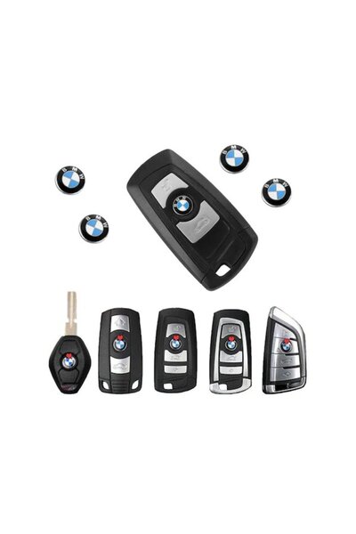 STİLİX GARAGE Bmw İçin Araç Anahtar Logo Amblemi Çap: 11 Mm +A KALİTE 2 Adet