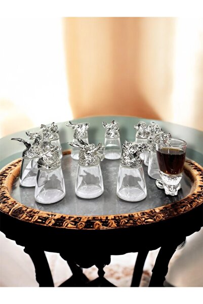 Hızlı Bardaklar 12’li Hayvan Figürlü Shot Bardak Seti – 50 ml | Özel Tasarım & Koleksiyonluk