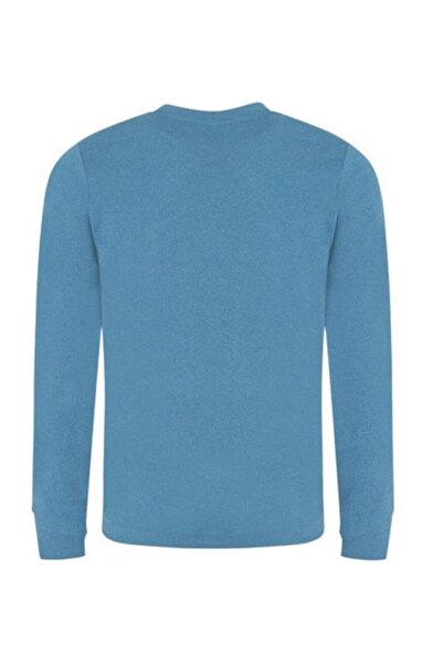 Ecologie Men's cotton sports sweatshirt, ink blue, size M