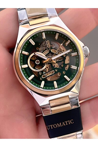 Bigotti Automatic and Self-Winding Steel Does Not Tarnish and Does Not Lose Color 5 Atm Men's Wristwatch Ebg.10692.4