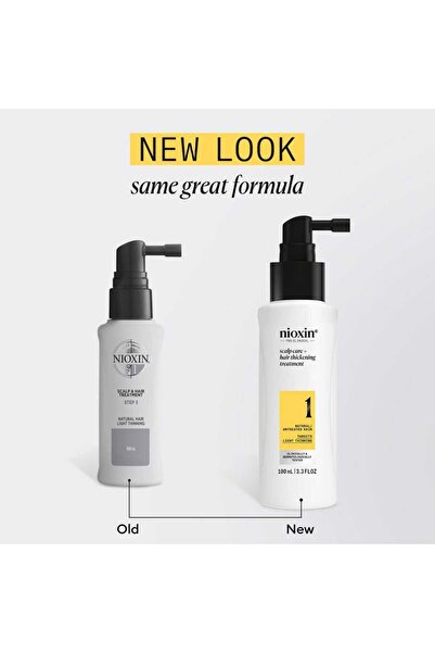 Nioxin System 1 Θεραπεία Μαλλιών 100ml (χωρίς ξέβγαλμα κατά της τριχόπτωσης και του σπασίματος)