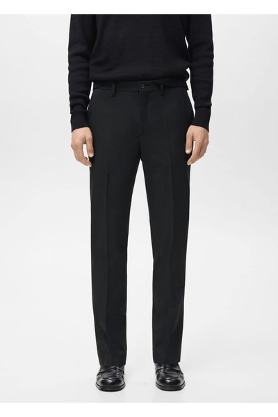 MANGO Man Slim fit flanel pantolon