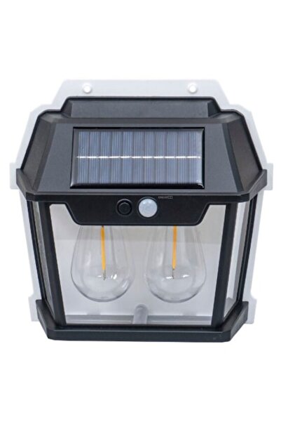 stuffix Lampă solară de perete cu panou încorporat, senzor de mișcare și lumi...