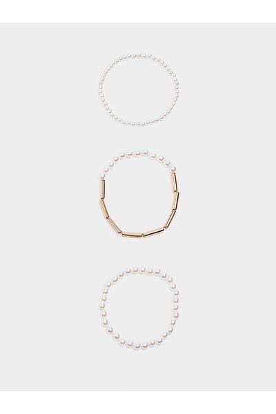 PARFOIS İnci Süslemeli Elastik Bileklik Seti