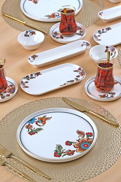 Glore İstanbul Lorena Asorti Kahvaltı Takımı 32 Parça