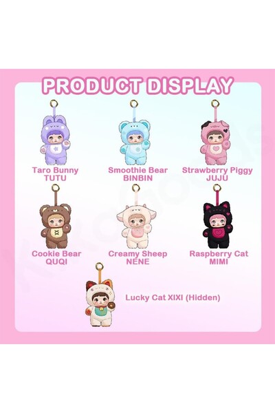 victiny Nommi Loveliness Never Ends Series Blind Box Figure Plush Toy Gift 1 Pc