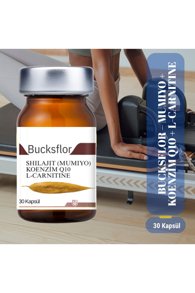 BUCKSFLOR – MUMIYO + KOENZİM Q10 + L-CARNITINE Mitochondrial Energy Complex –...