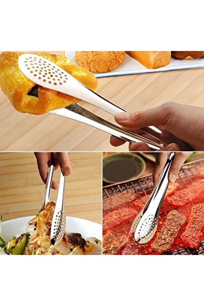 FORHOUSE Cleste de bucatarie din inox perforat , cu sita