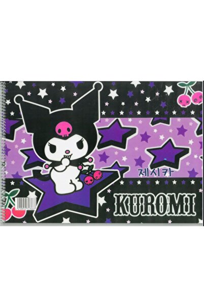 Deniz Oyuncak KUROMİ 25*35 SİPRELLİ 15 SAYFA RESİM DEFTERİ