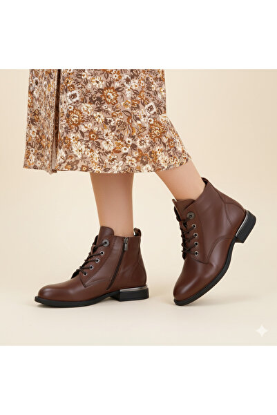 Mammamia D25Kb-8515 Genuine Leather Women's Boots