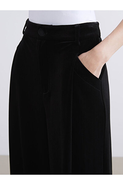 LC Waikiki Wide Leg Women's Velvet Trousers