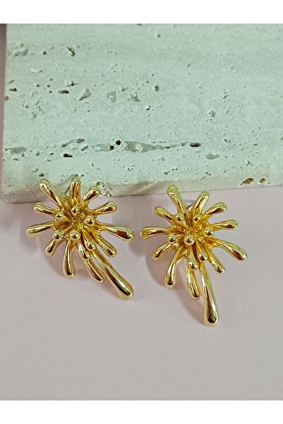 mos&more Gold Stylish Earrings