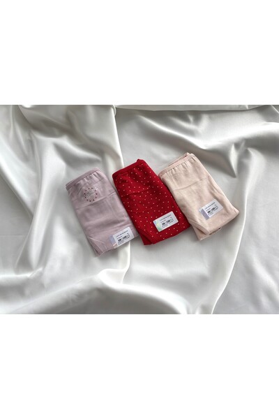 Berrak Normal Bel Pamuklu Kadın Külot 3'lü Paket