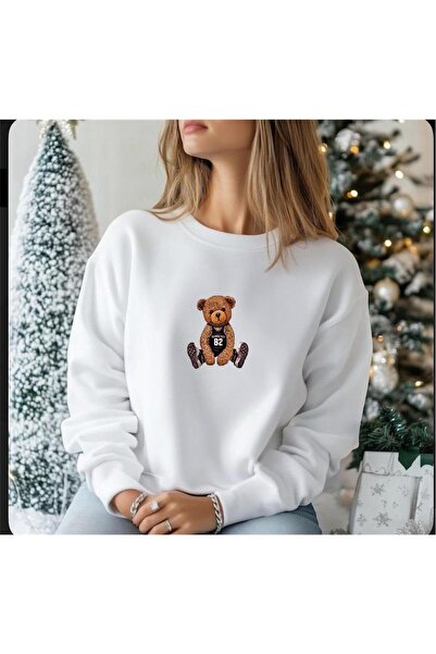 HerTarzınTrendi أبيض قصة فضفاضة كاجوال مريح للارتداء اليومي، مناسب للأشخاص ال...