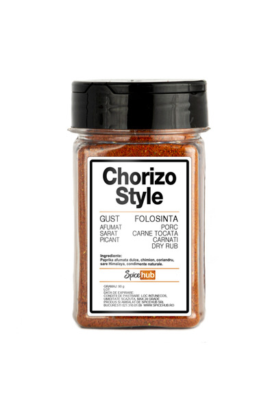 Spicehub Mix Chorizo Style, condiment premium pentru chorizo, patatas bravas si tapas, 90g