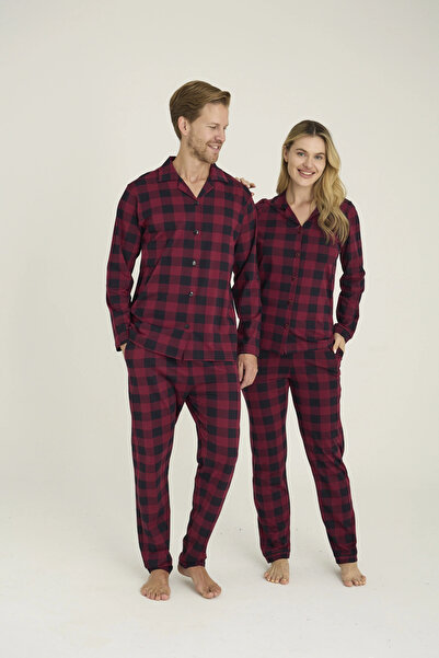 ALFA AKSESUAR 03 9209 Men's Apaj Collar Pajama Set