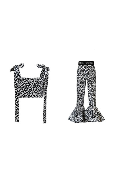 mon icone Dalmatian Set for Girls – Top + Pants, made in Turkey