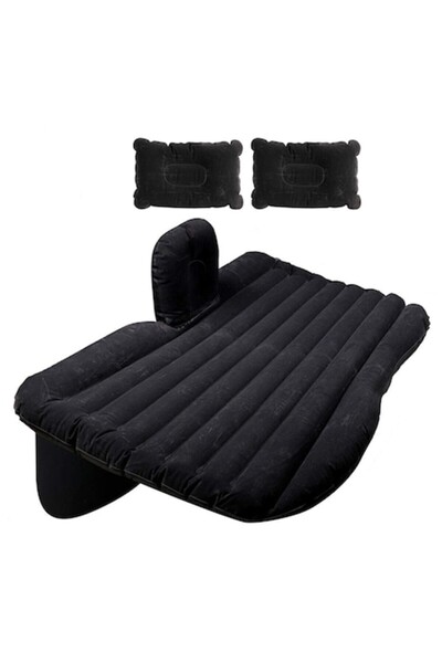 stuffix Saltea auto gonflabilă, ideală pentru bancheta din spate, pompă elect...