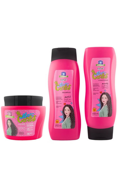 ROSE BERRYY شامبو وبلسم وماسك للشعر من ميس كاتشوس، بانثينول، زيت الخروع، زبدة...