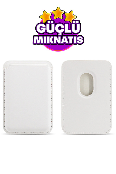 WANNA PROTECT حامل بطاقات مغناطيسي من Magsafe، حامل بطاقات جلدي متوافق مع جمي...