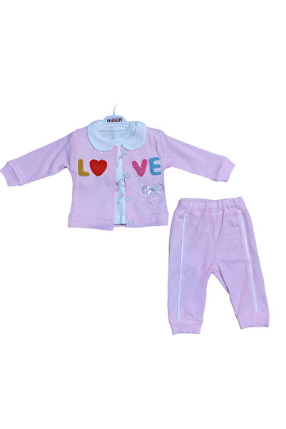 OEM Two-piece children's set with LOVE jacket and matching pants