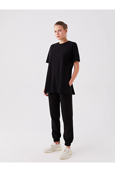 LC Waikiki Xside Active Black Elastic Waist Comfortable Fit Women's Sweatpants