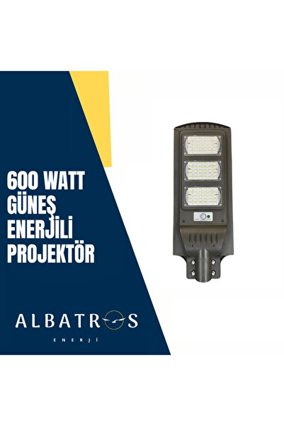 ALBATROS 600 Watt Güneş Enerjili Projektör