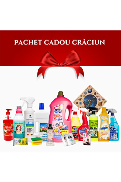 Pravalia de Curatenie Pachet Cadou Craciun Produse de Curatenie