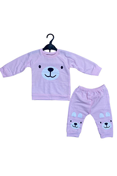 OEM Παιδικό σετ δύο τεμαχίων με τυπωμένο σχέδιο - μπλούζα και παντελόνι