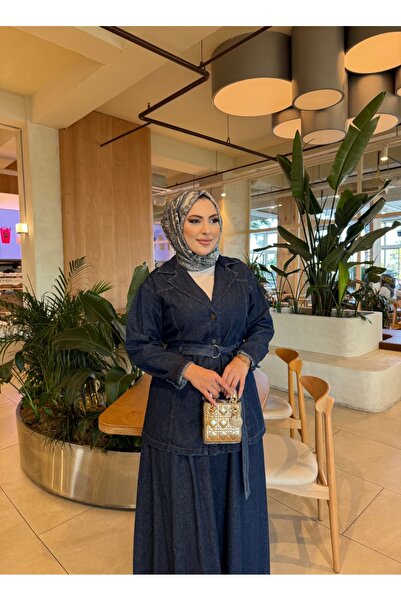 MİREL BUTİK Еліт жіночий комплект з джинсами та спідницею