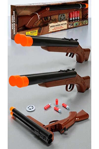 A-T AYZE-TRENDY OYUNCAK KOVBOY ÇİFTE NAMNULU SESLİ TÜFEK 0808