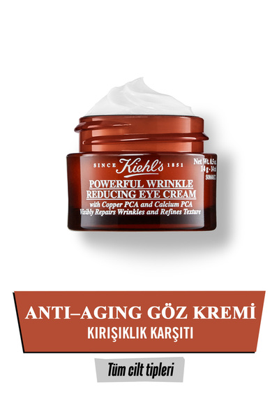 Kiehl's Powerful Wrinkle Göz Çevresindeki Çizgi ve Kırışıklık Görünümü Azaltı...