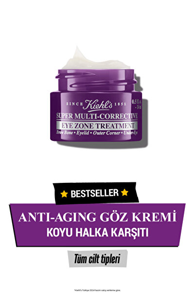 Kiehl's Super Multi Corrective Koyu Halka ve Kırışıklık Karşıtı Aydınlatıcı G...