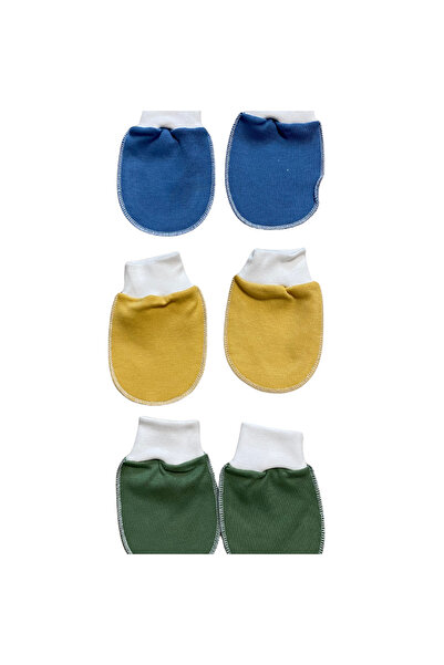 OEM Set mănuși bebeluș din bumbac moale – protecție delicată pentru pielea fină (3 perechi)