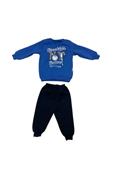 OEM Compleu băiețel „Brooklyn Ballers” – bluză sport și pantaloni negri