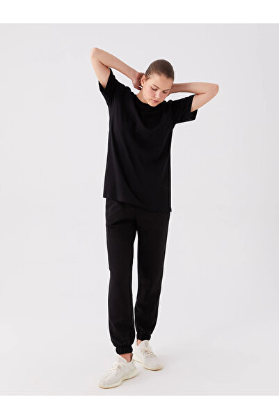 LC Waikiki Xside Active Black Elastic Waist Comfortable Fit Women's Sweatpants