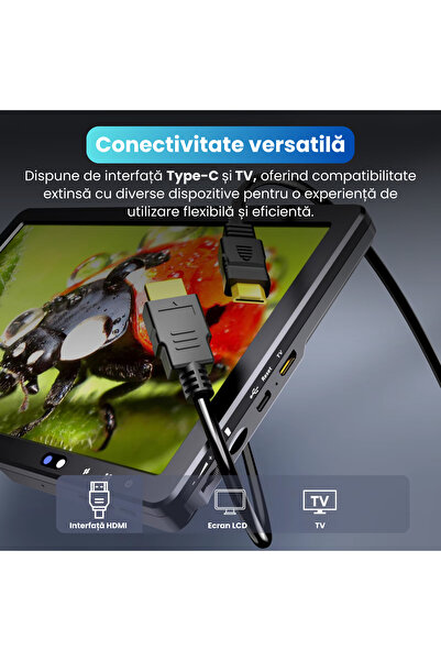 FAVsmart DM12 Digital Electronic Microscope, 20MP, 10.1" LCD Screen, 50X–2000X Zoom, 8 LED, 3000 mAh Battery