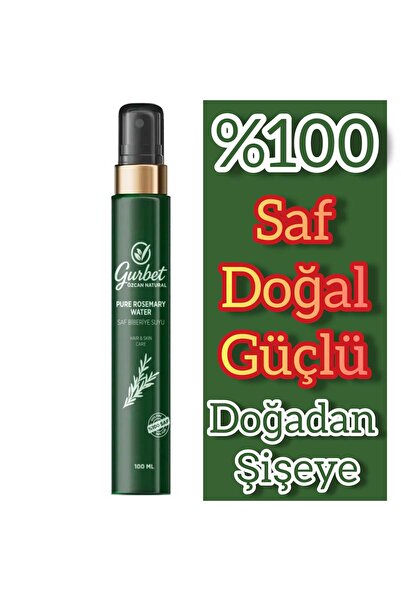gurbet özcan natural Biberiye Suyu %100 Saf (Pure Rosemary Water) (100 ml)