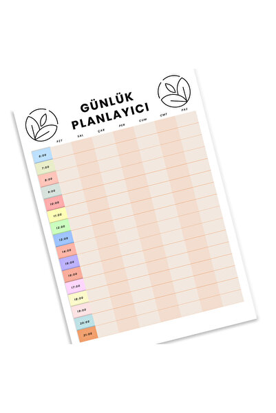 Yoga Hareketleri Aylık Planlayıcı Seti – 6’lı Yoga & Günlük & Haftalık & Yemek & Bütçe Takibi