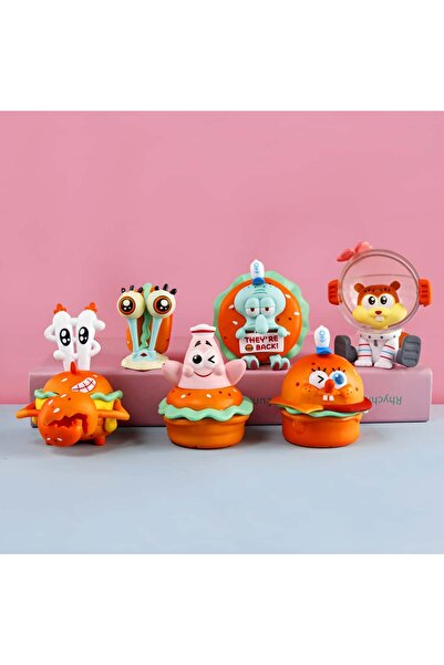 DEK شخصية سبونج بوب برجر - شخصيات باتريك، سكويدواير، ساندي، غاري - شخصية عشوائية واحدة