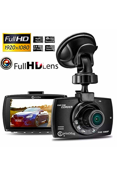 SprintMag Camera Auto de Bord DVR S446,FullHD 1080P,Night Vision,G-sensor,Senzor Miscare,Inregistrare in Bucla