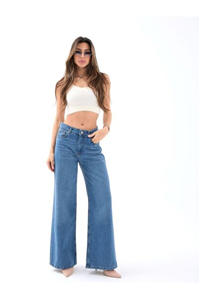 BY ELİZE 7418 ДЖИНСИ - СИНЬО