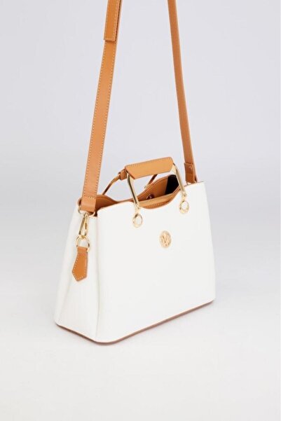 Levidor Women's Handbag with Shoulder Strap 930534 White